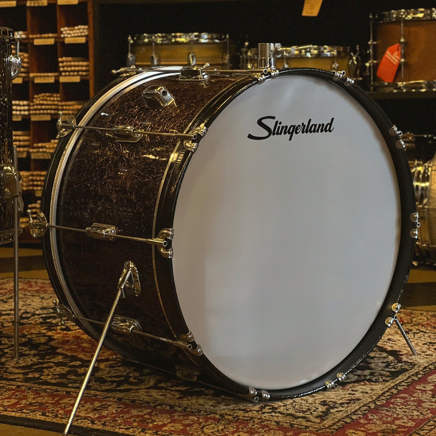 VINTAGE 1959-1961 Slingerland Drum Set in Capri Pearl - 14x22, 8x12, 16x16