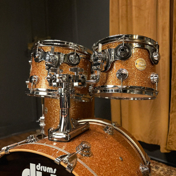 USED 2007 DW Collector's Maple Fusion Outfit in Champagne Sparkle - 16x20, 8x10, 9x12, 14x14