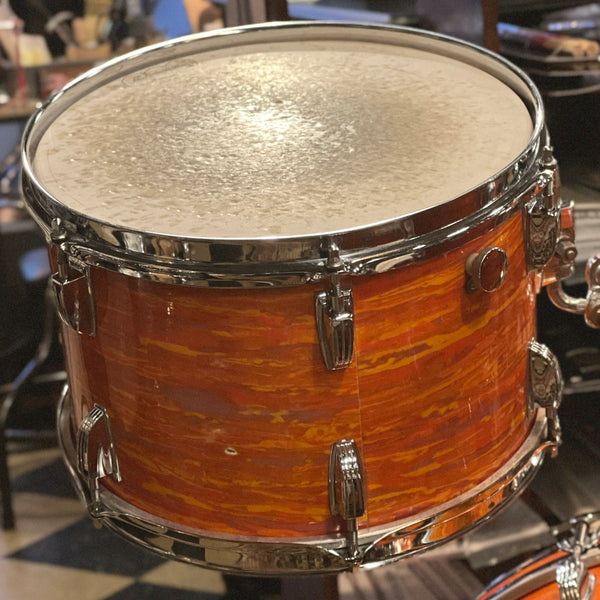 VINTAGE 1968 Ludwig Hollywood Outfit in Mod Orange - 14x22, 8x12, 9x13, 16x16