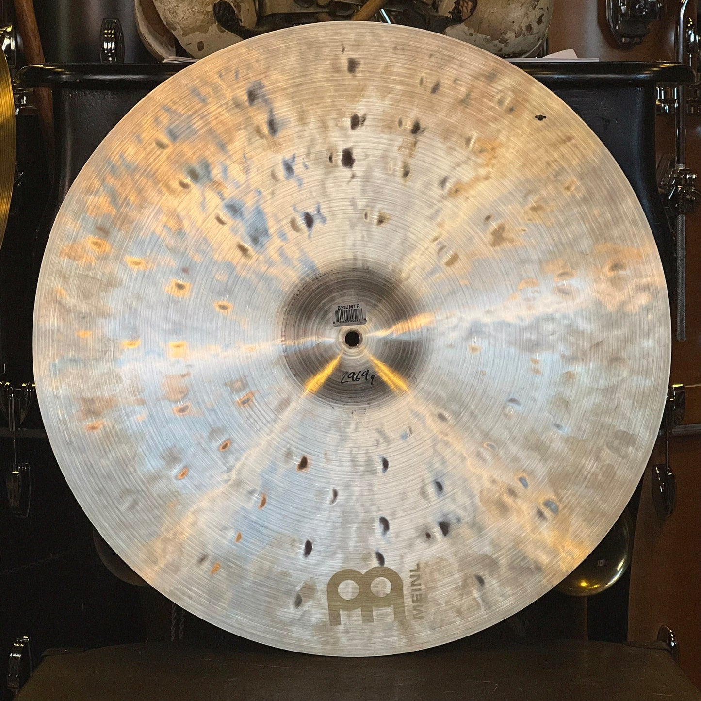 USED Meinl 22" Byzance Jazz Medium-Thin Ride Cymbal - 2468g