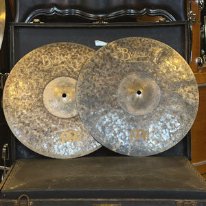 USED Meinl 15" Byzance Extra Dry Medium-Thin Hi-Hat Cymbals - 822/1395g