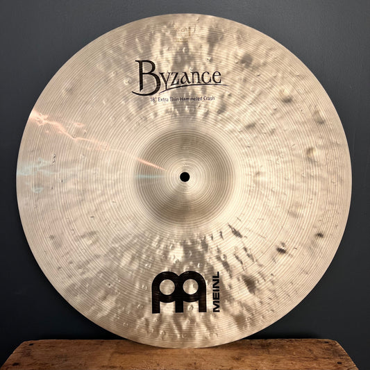 NEW Meinl 18" Byzance Traditional Extra-Thin Hammered Crash Cymbal - 1380g