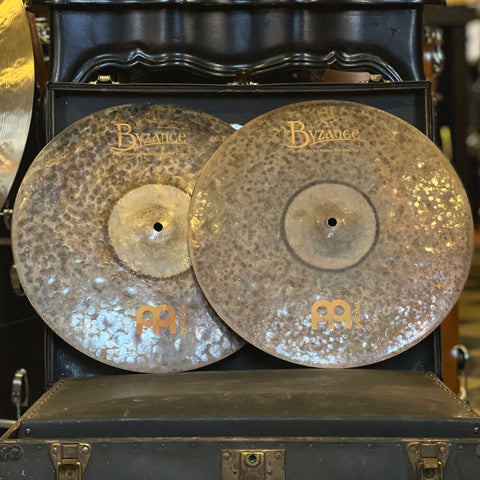 USED Meinl 16" Byzance Extra Dry Hi-Hat Cymbals - 948/1502