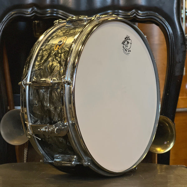 VINTAGE 1964 Slingerland 5x14 No. 161 Student Deluxe Snare Drum in Black Diamond Pearl