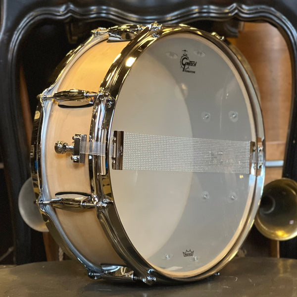 NEW Gretsch 5x14 Brooklyn Straight Satin Snare Drum w/ Micro Sensitive Throw-Off