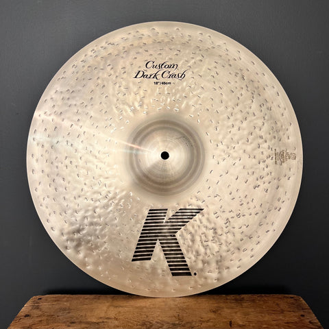 NEW Zildjian 18" K Custom Dark Crash Cymbal - 1270g