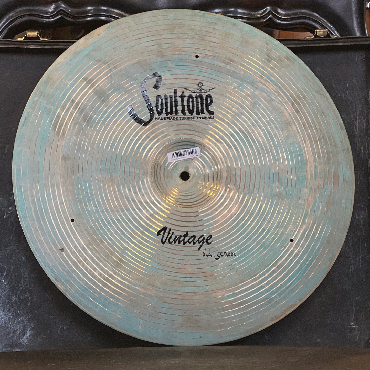 USED Soultone 18" Old School Patina China Cymbal w/ Three Rivet Holes - 1664g