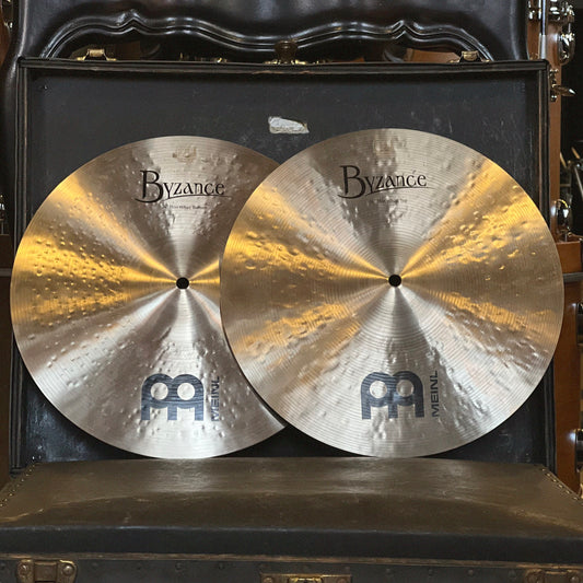 USED Meinl 14" Byzance Traditional Thin Hi-Hat Cymbals - 866/1236g
