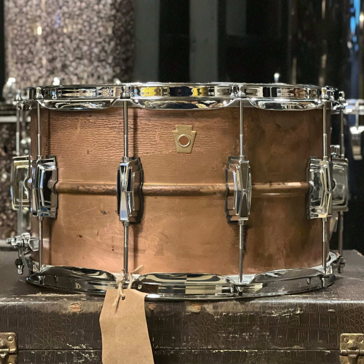 NEW Ludwig 8x14 Copperphonic Snare Drum with Raw Shell & Imperial Lugs