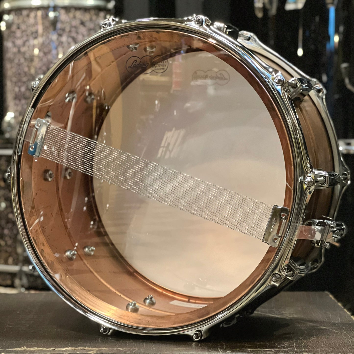 NEW Ludwig 8x14 Copperphonic Snare Drum with Raw Shell & Imperial Lugs