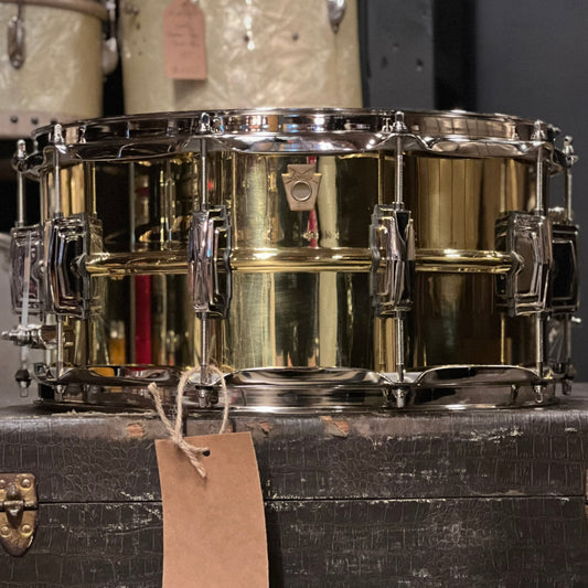 NEW Ludwig 6.5x14 Super Brass Snare Drum with Imperial Lugs