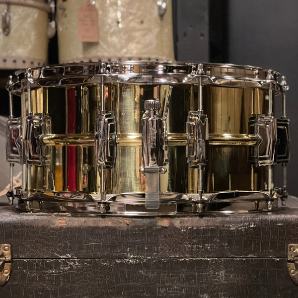 NEW Ludwig 6.5x14 Super Brass Snare Drum with Imperial Lugs