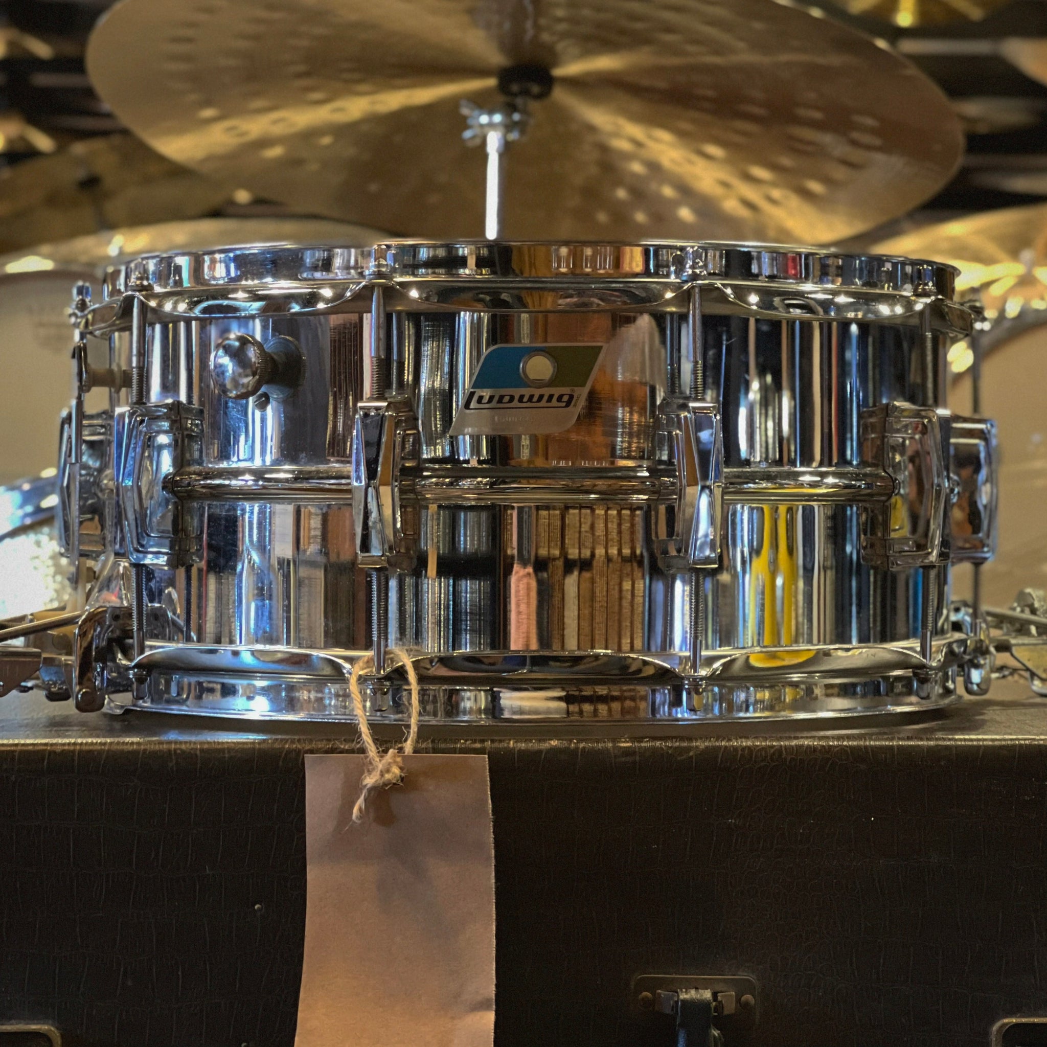 VINTAGE 1970's Ludwig 6.5x14 No. 411 Super Sensitive Snare Drum ...