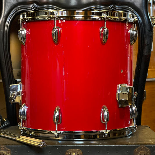 NOS 90's Slingerland Spirit 14x14 Floor Tom in Red