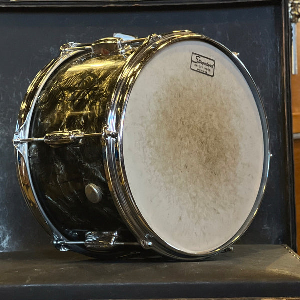 VINTAGE 1960's Slingerland 8x12 Stage Band Tom in Black Diamond Pearl