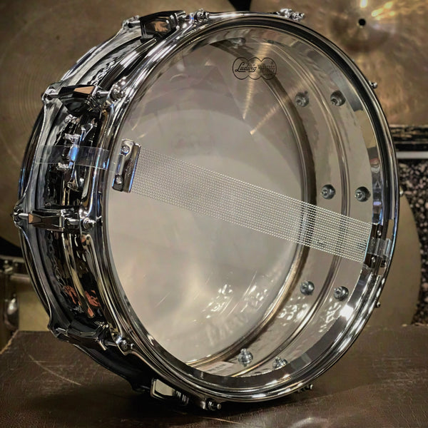 NEW Ludwig 5x14 Supraphonic Snare Drum with Hammered Shell & Imperial Lugs