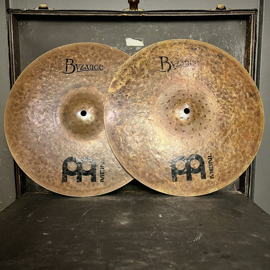 USED Meinl 14" Byzance Dark Hi-Hat Cymbals - 1256/1426