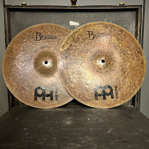 USED Meinl 14" Byzance Dark Hi-Hat Cymbals - 1256/1426