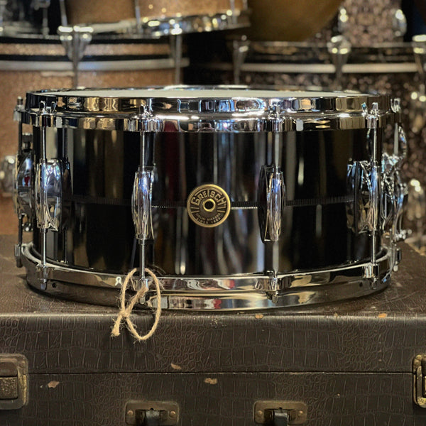 NEW Gretsch 6.5x14 USA Solid Steel Snare Drum