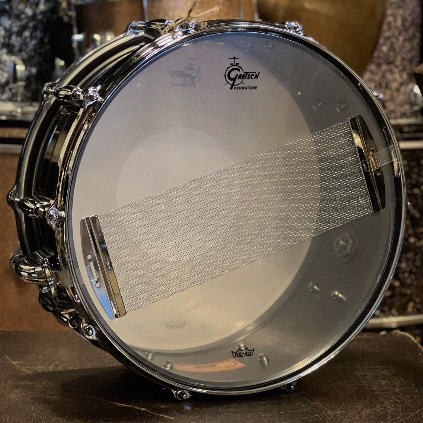 NEW Gretsch 6.5x14 USA Solid Steel Snare Drum