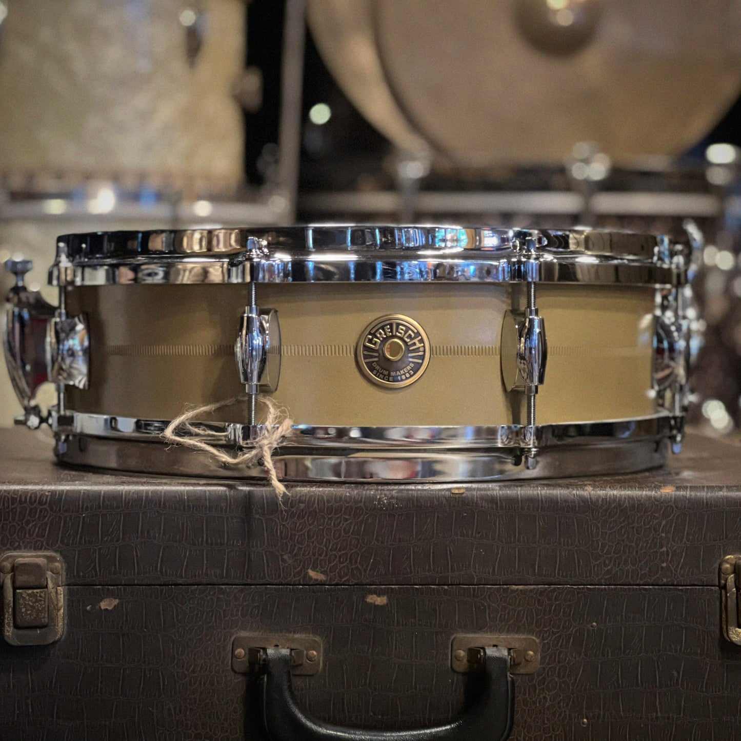 NEW Gretsch 4.25x14 Gergo Borlai Signature Brass Snare Drum