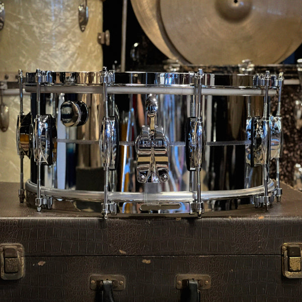 NEW Gretsch 6.5x14 Brooklyn Chrome over Steel "Retro Build" Snare Drum with Tone Control & 301 Hoops