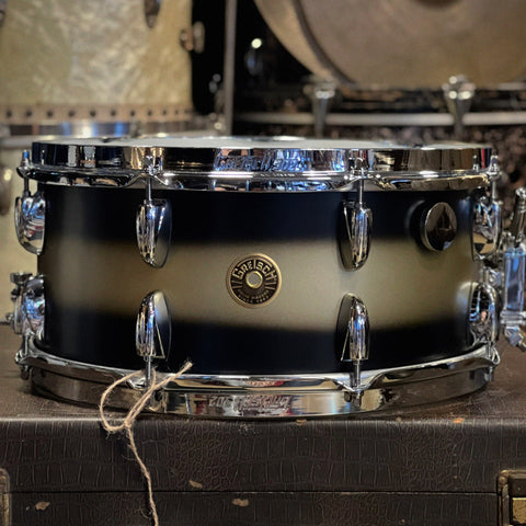 NEW Gretsch 6.5x14 Broadkaster Satin Gold Duco Snare Drum with Tone Control & Micro Sensitive