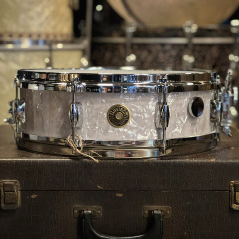 NEW Gretsch 4.5x14 USA Custom Snare Drum in Vintage Marine Pearl with Tone Control & Micro Sensitive
