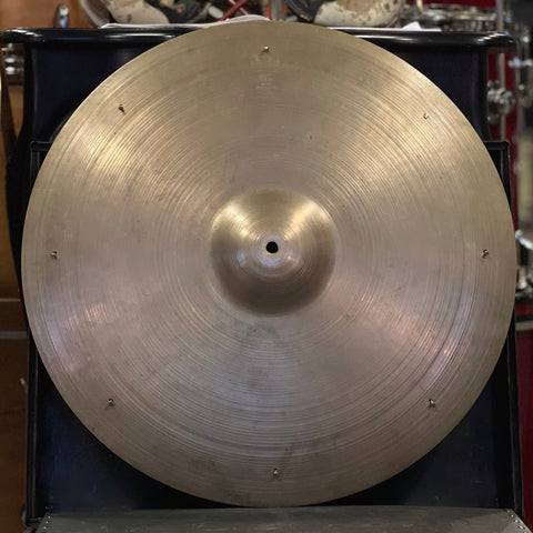 VINTAGE 1950's A. Zildjian 22" Medium-Thin Ride w/ Eight Rivets - 2832g