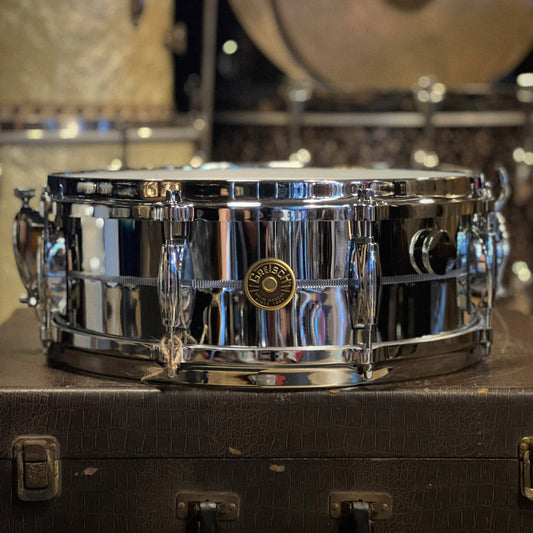 NEW Gretsch 5x14 USA Chrome over Brass Snare Drum with Tone Control