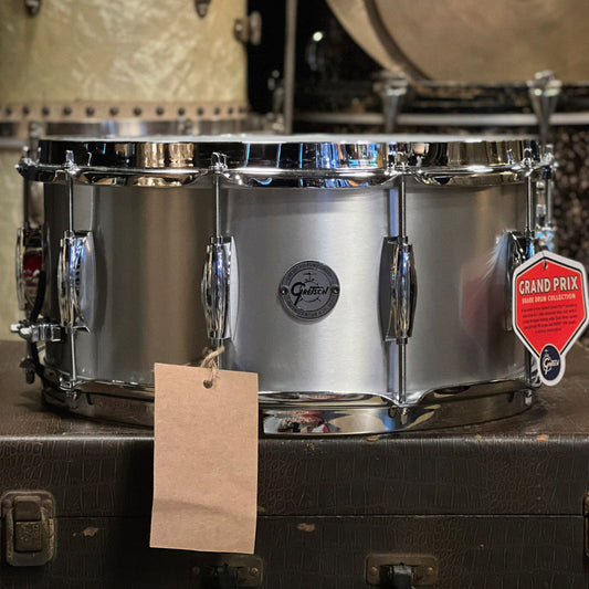 NEW Gretsch 6.5x14 Full Range Grand Prix Aluminum Snare Drum