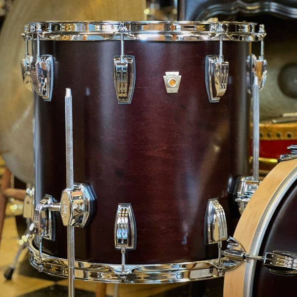 NEW Ludwig Classic Maple "Jazzette" Outfit in Satin Mahogany - 12x18, 8x12, 14x14