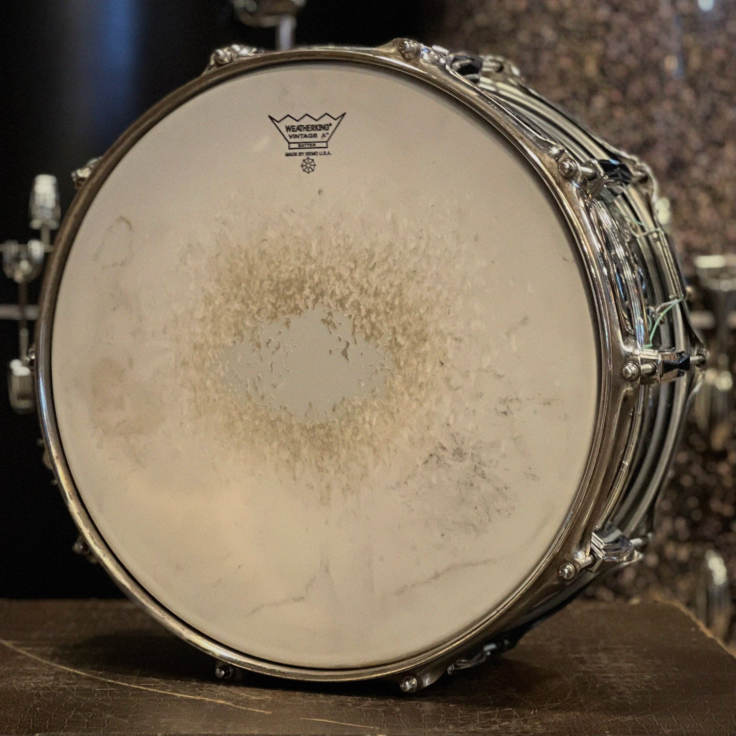 USED 90's Ludwig 6.5x14 LM402 Supraphonic Snare Drum