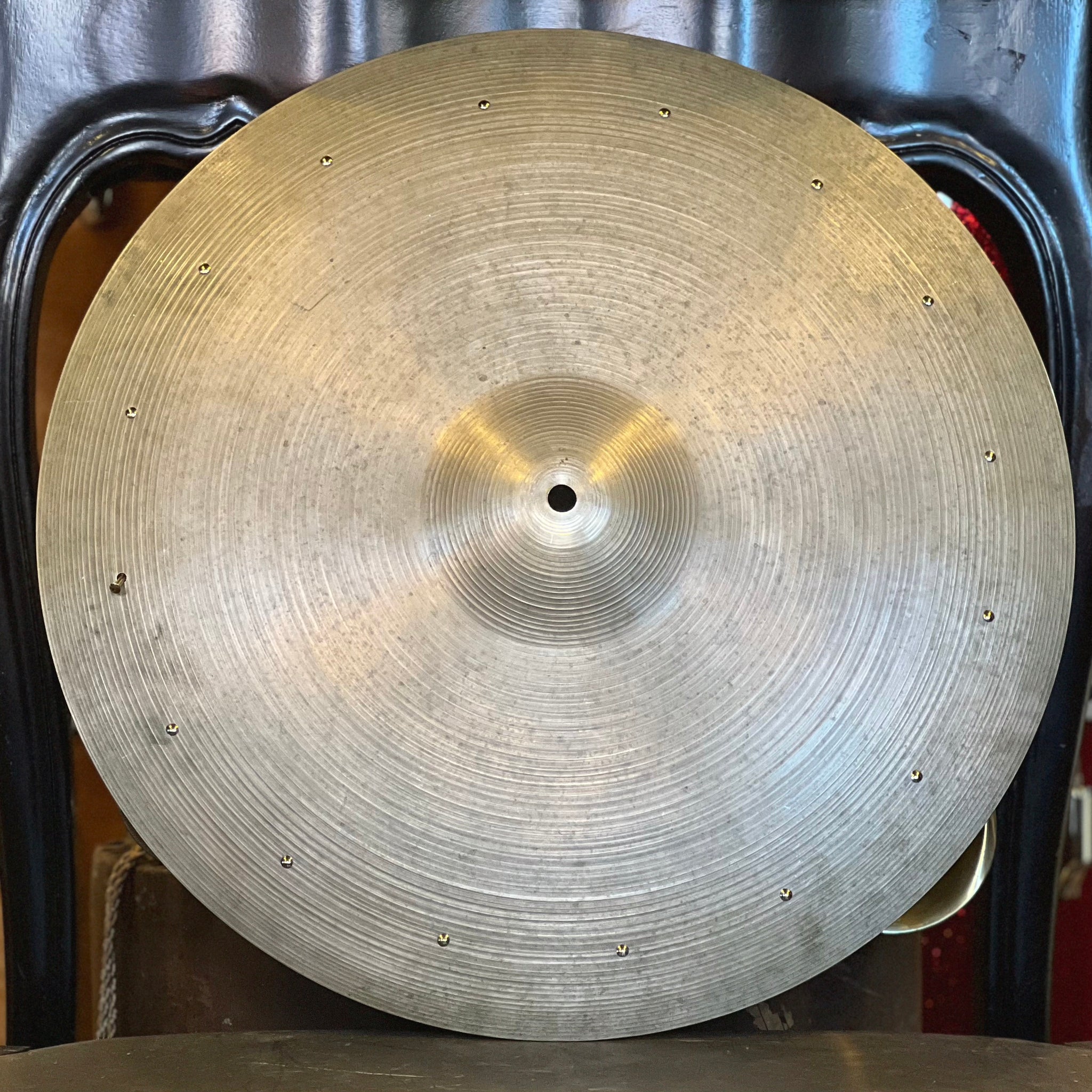 VINTAGE 1950's A. Zildjian 19.25" Ride Cymbal w/ 16 Rivets - 1818g