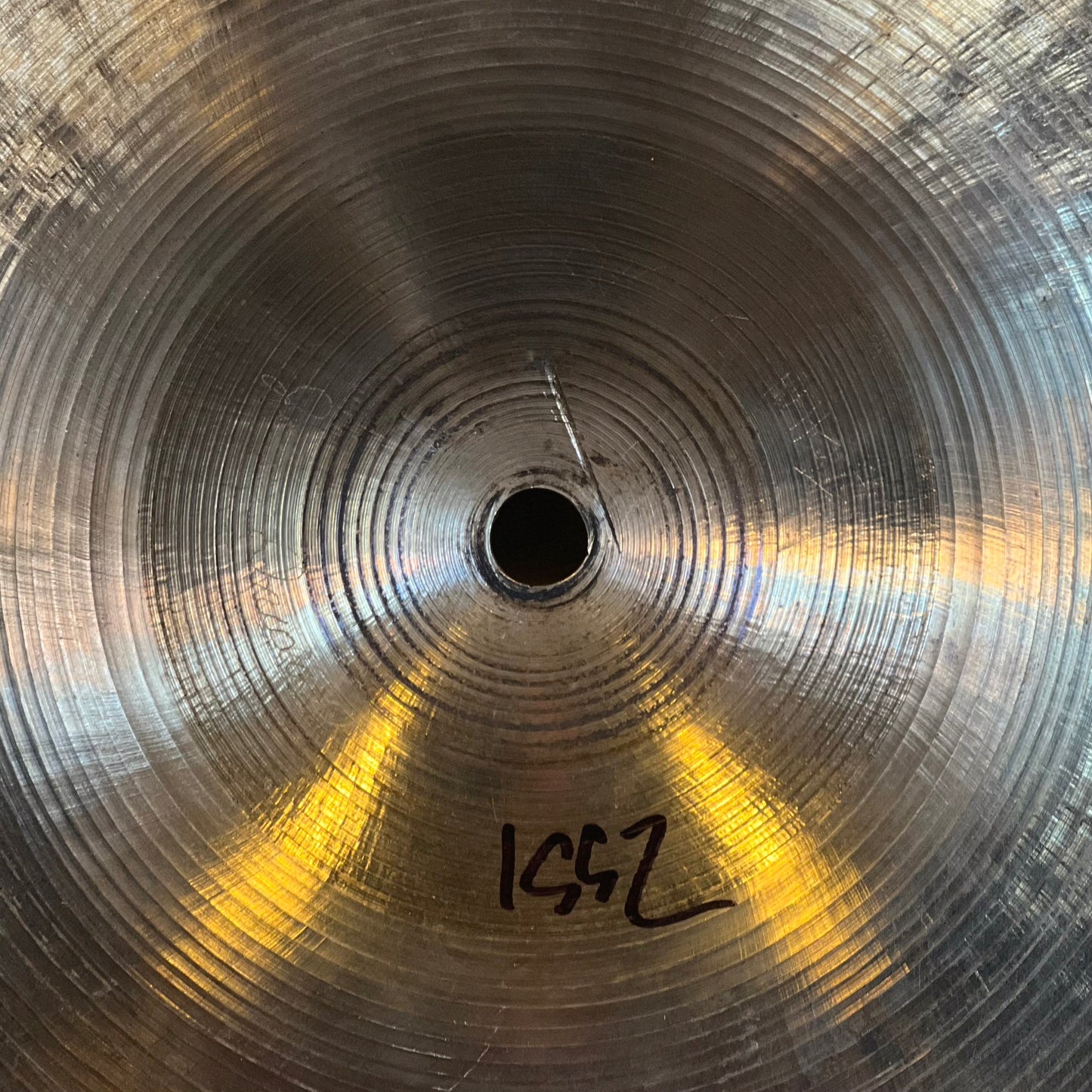 VINTAGE 1950's A. Zildjian 17" Heavy Crash Cymbal - 1557g