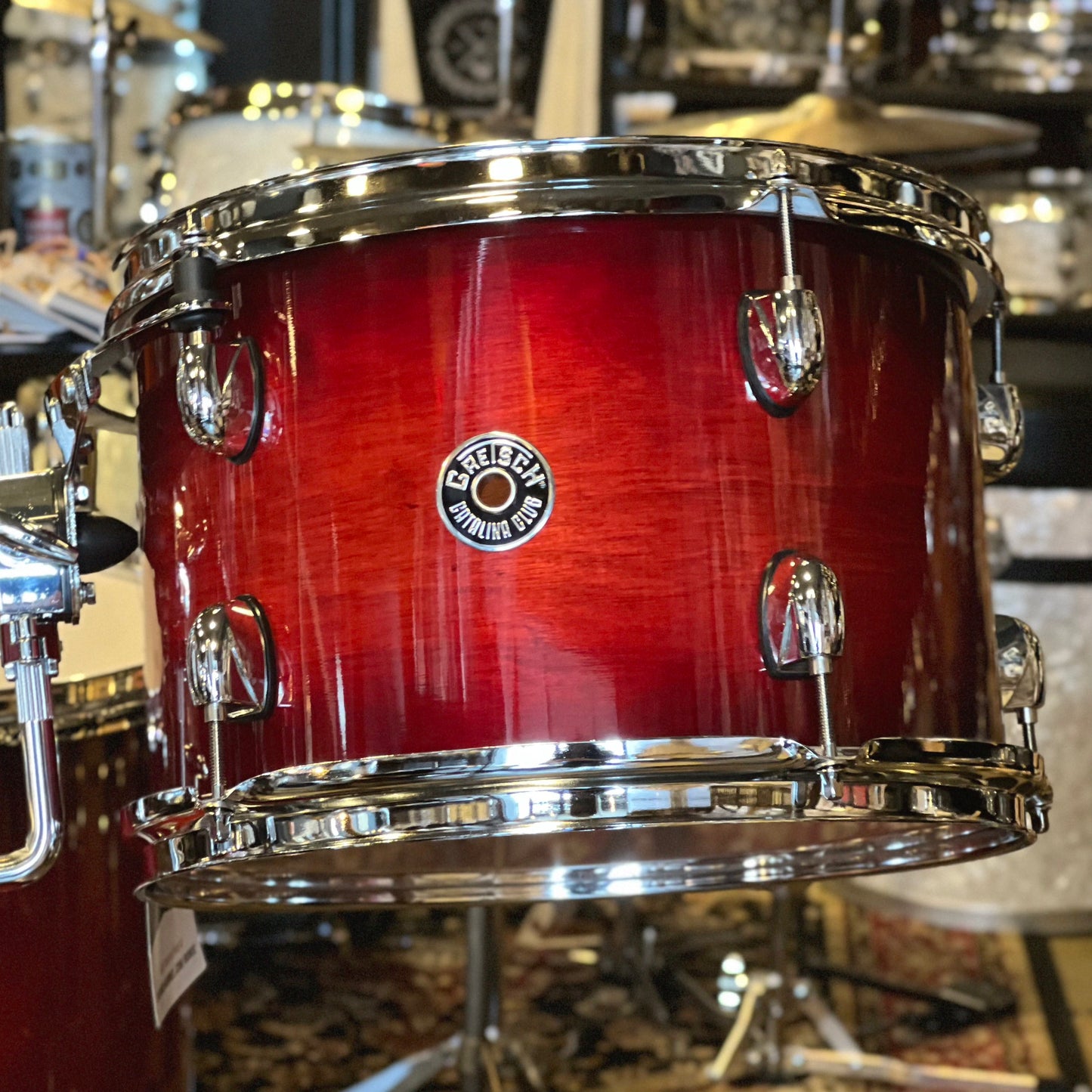 NEW Gretsch Catalina Club Bop Drum Set in Gloss Crimson Burst