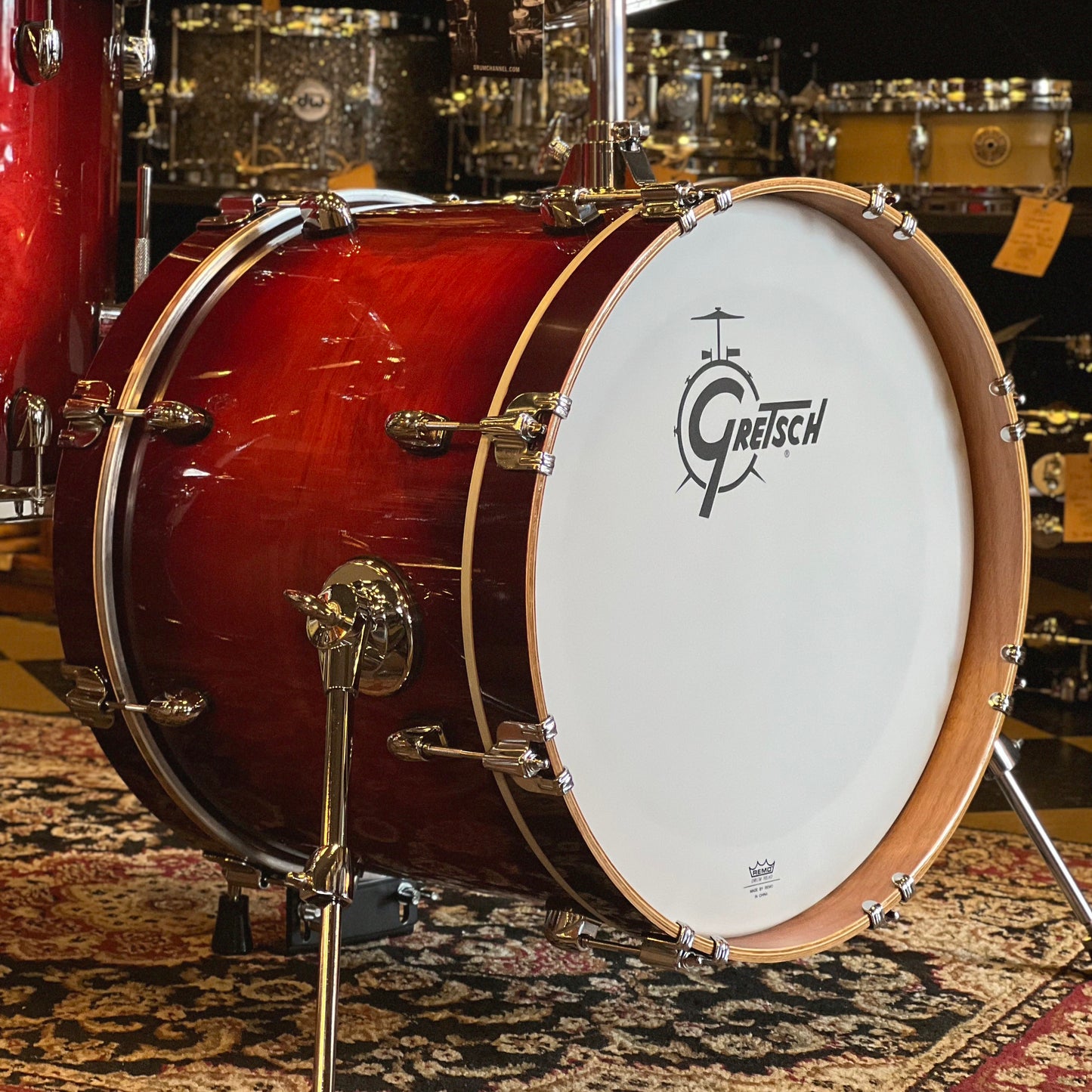 NEW Gretsch Catalina Club Bop Drum Set in Gloss Crimson Burst