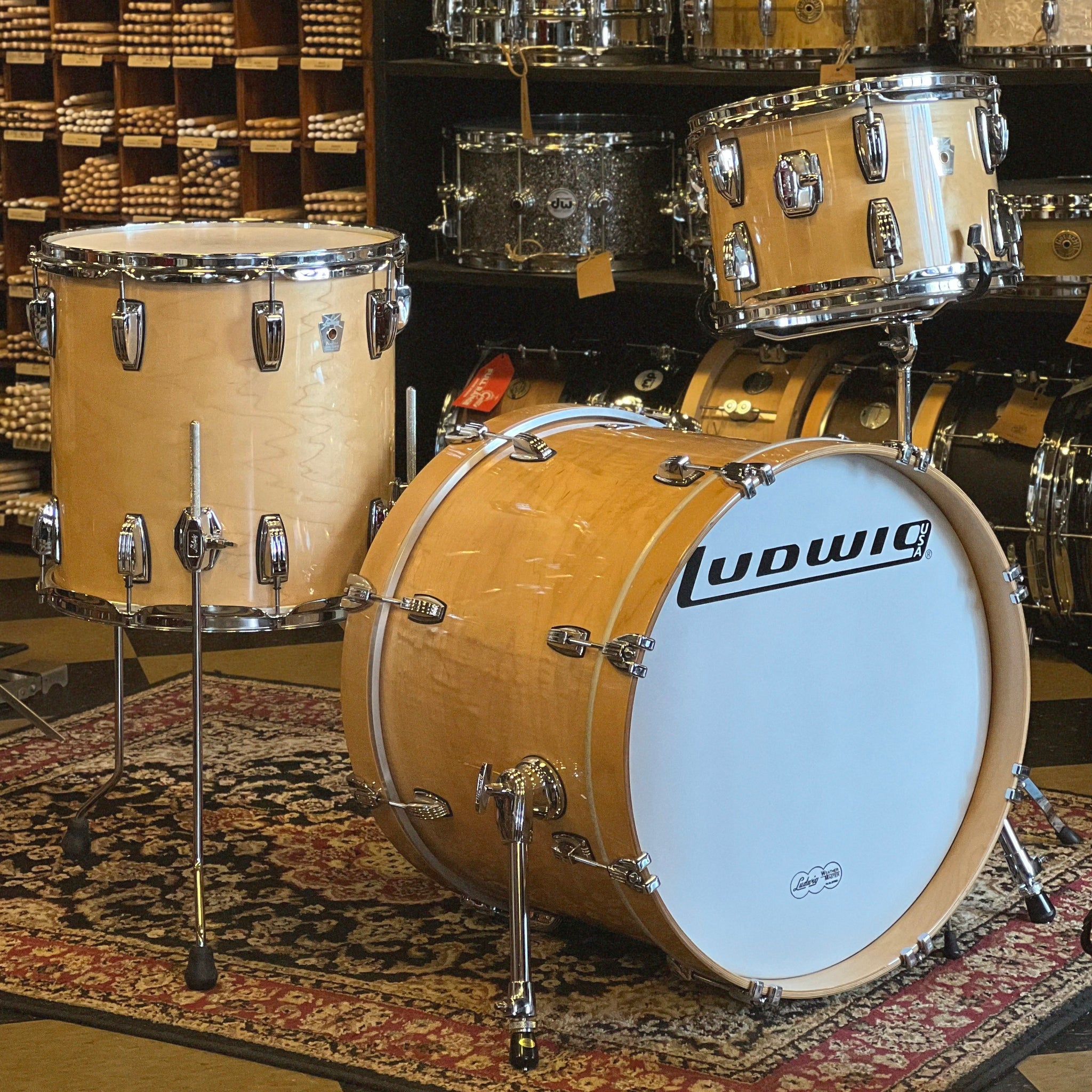 Used ludwig drum deals set