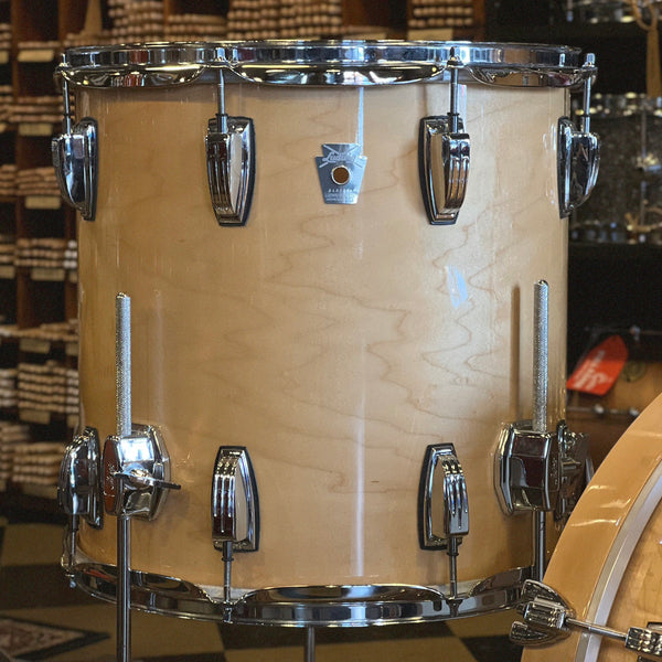 USED LUDWIG 1990's Classic Downbeat Outfit In Gloss Natural - 14x20, 8x12, 14x14
