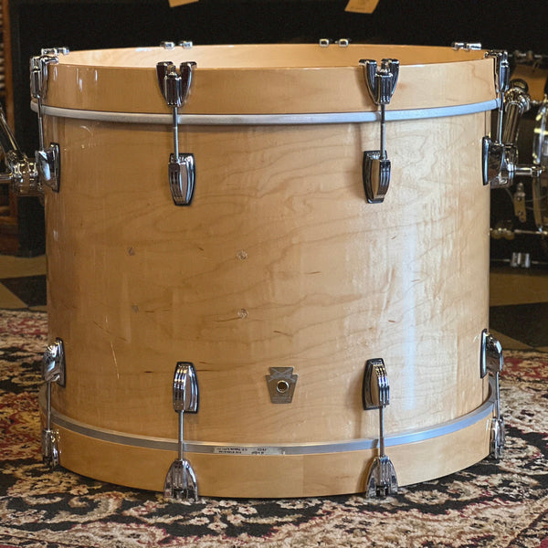 USED LUDWIG 1990's Classic Downbeat Outfit In Gloss Natural - 14x20, 8x12, 14x14