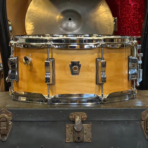 USED 1990's Ludwig 6.5x14 Classic Snare in Maple Gloss