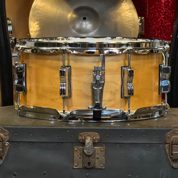 USED 1990's Ludwig 6.5x14 Classic Snare in Maple Gloss