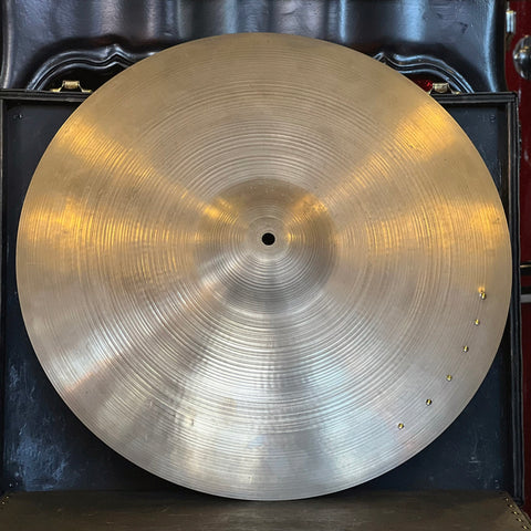 VINTAGE 1960's A. ZIldjian 20" Crash w/ Six Rivets - 1614g