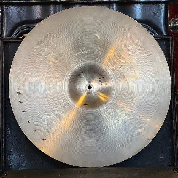 VINTAGE 1960's A. ZIldjian 20" Crash w/ Six Rivets - 1614g