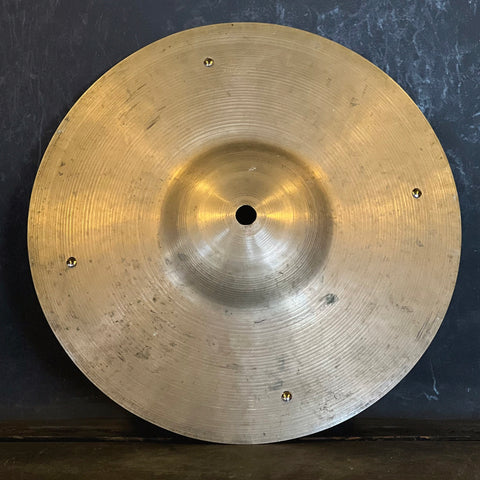 VINTAGE 1930s-1950s Zilco 10" Splash Cymbal w/ 4 Rivets - 214g