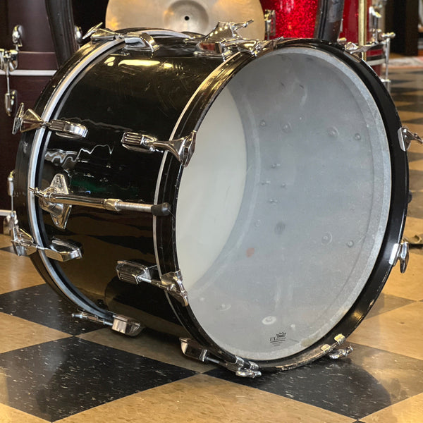 VINTAGE 1960's Duplex 14x20 Bass Drum in Black Wrap