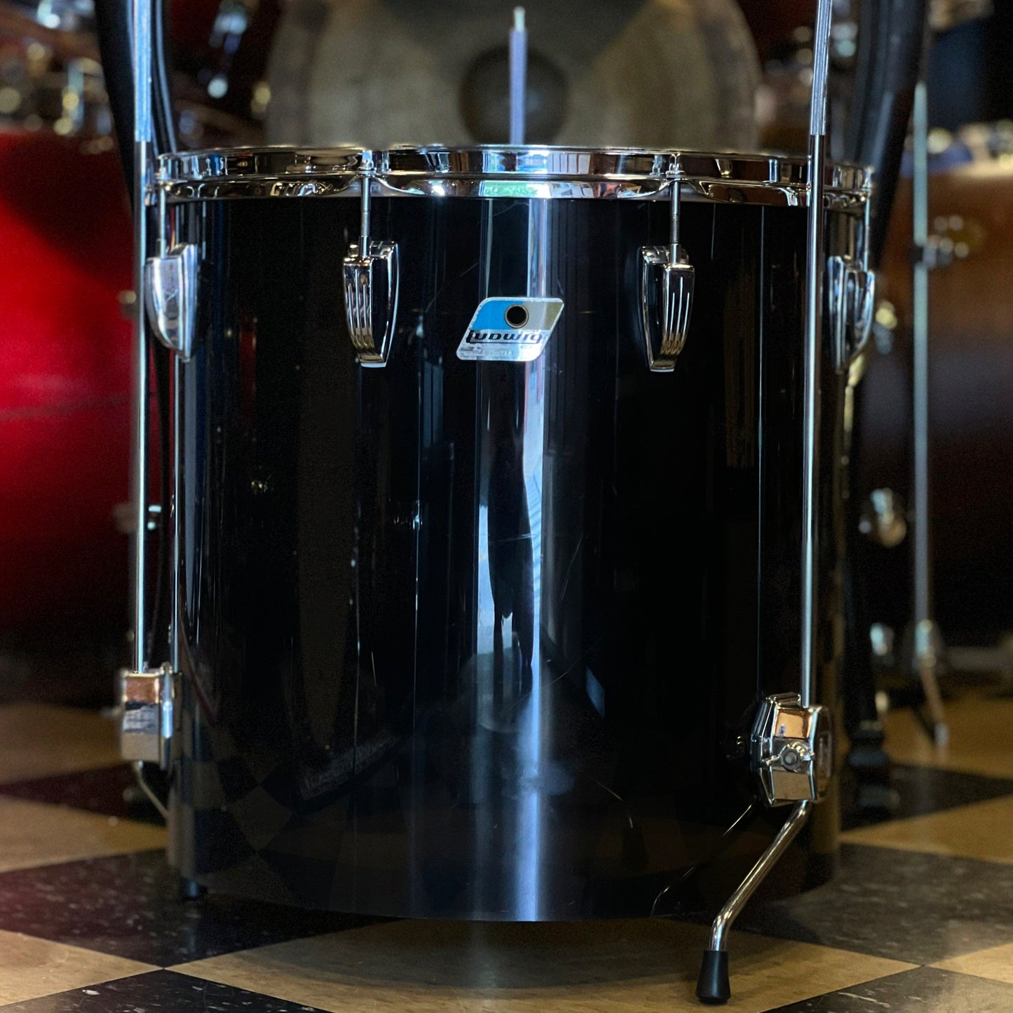 VINTAGE 1979 Ludwig Vistalite Drum Set in Smoke Acrylic - 14x24, 8x12, 9x13, 10x14, 16x16, 16x18