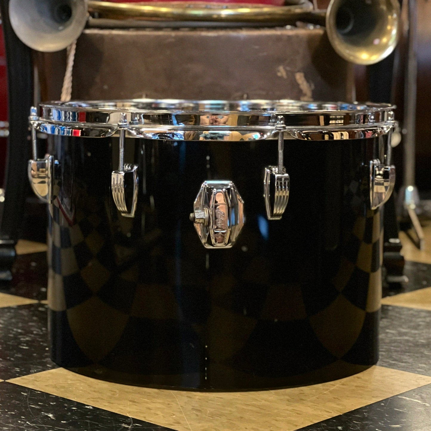 VINTAGE 1979 Ludwig Vistalite Drum Set in Smoke Acrylic - 14x24, 8x12, 9x13, 10x14, 16x16, 16x18