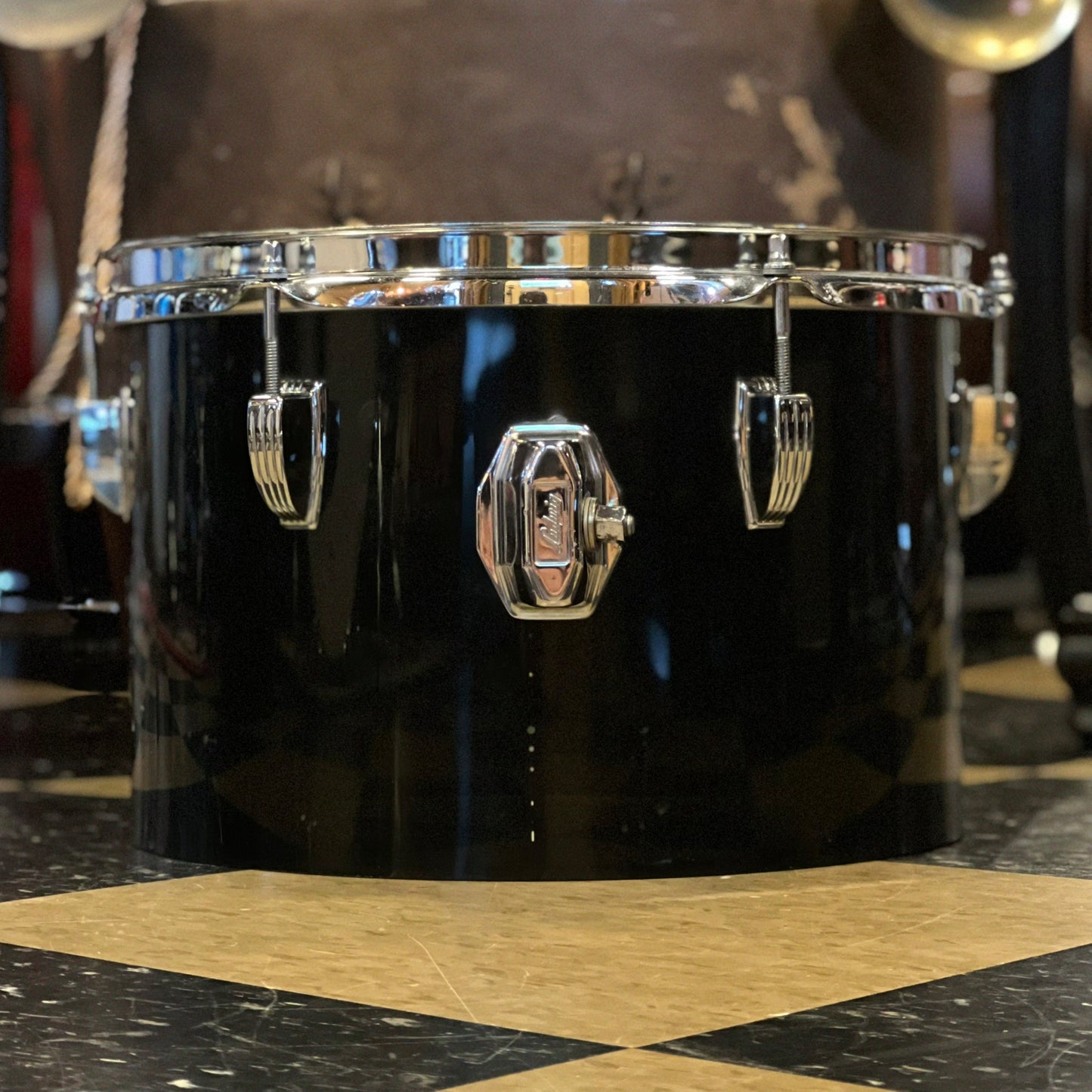 VINTAGE 1979 Ludwig Vistalite Drum Set in Smoke Acrylic - 14x24, 8x12, 9x13, 10x14, 16x16, 16x18