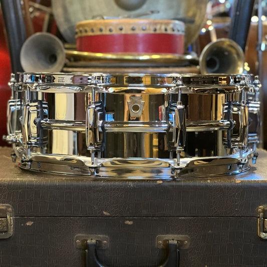 NEW Ludwig 5x14 LB400B Chrome over Brass Snare Drum